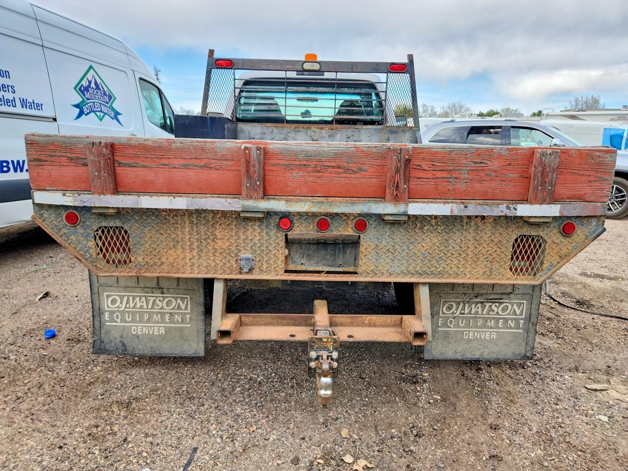 2008 FORD F550 SUPER DUTY FLATBED TRUCK photo 11