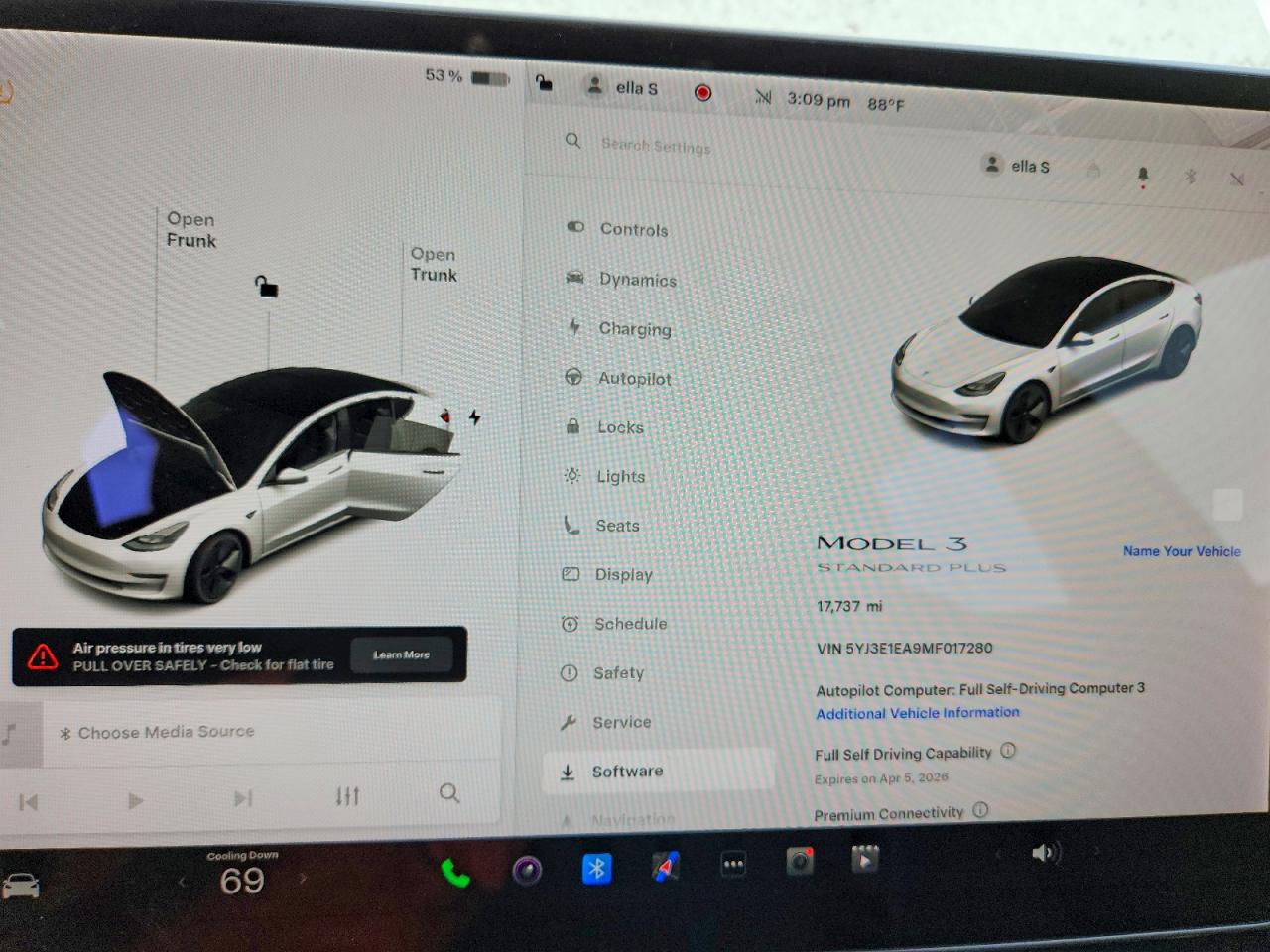 2021 TESLA MODEL 3 photo 9