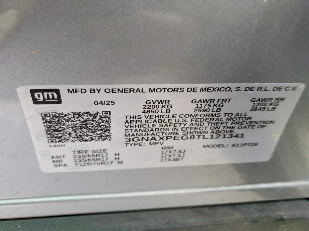 2026 CHEVROLET EQUINOX LT photo 25