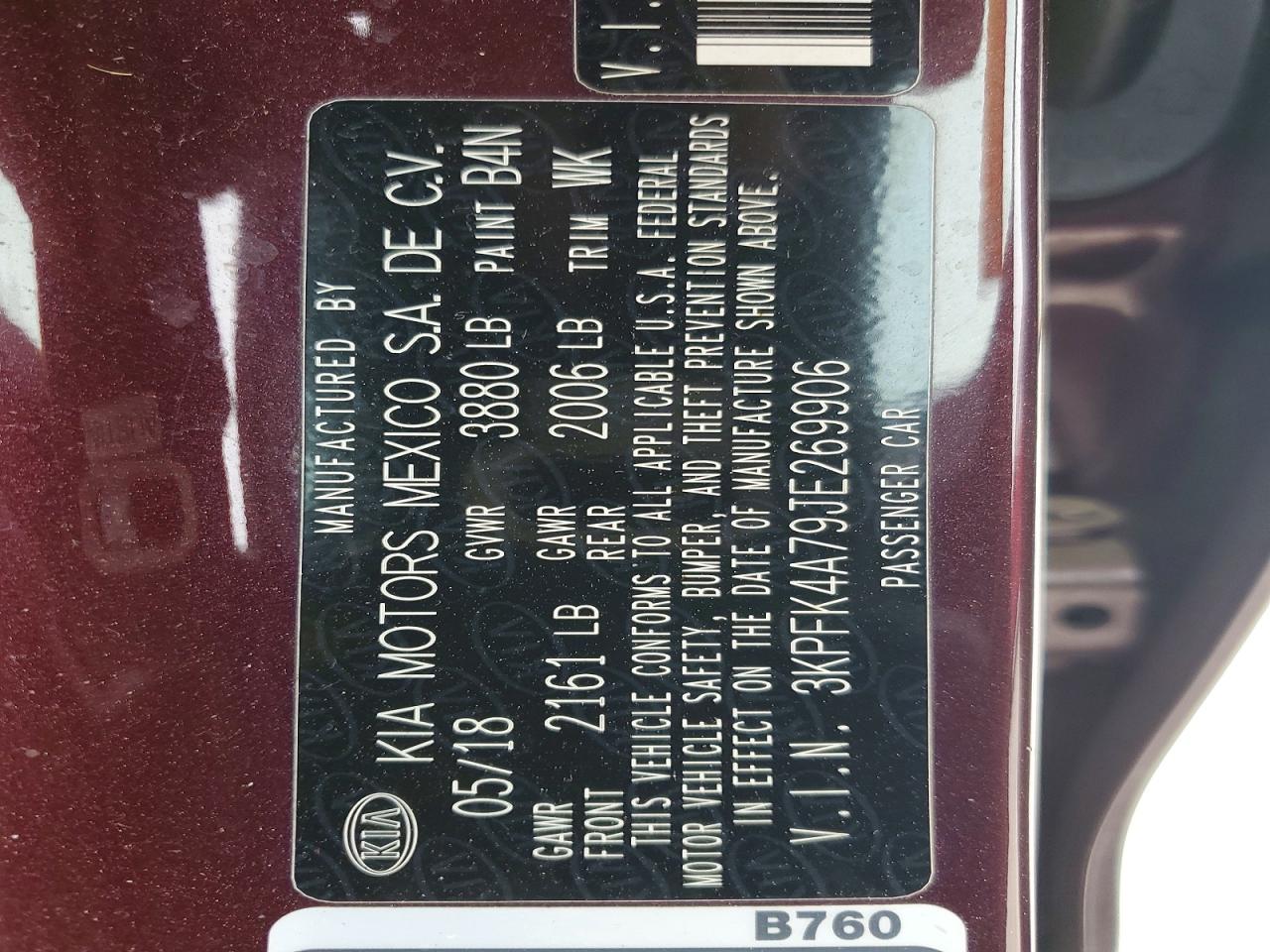2018 KIA FORTE LX photo 25