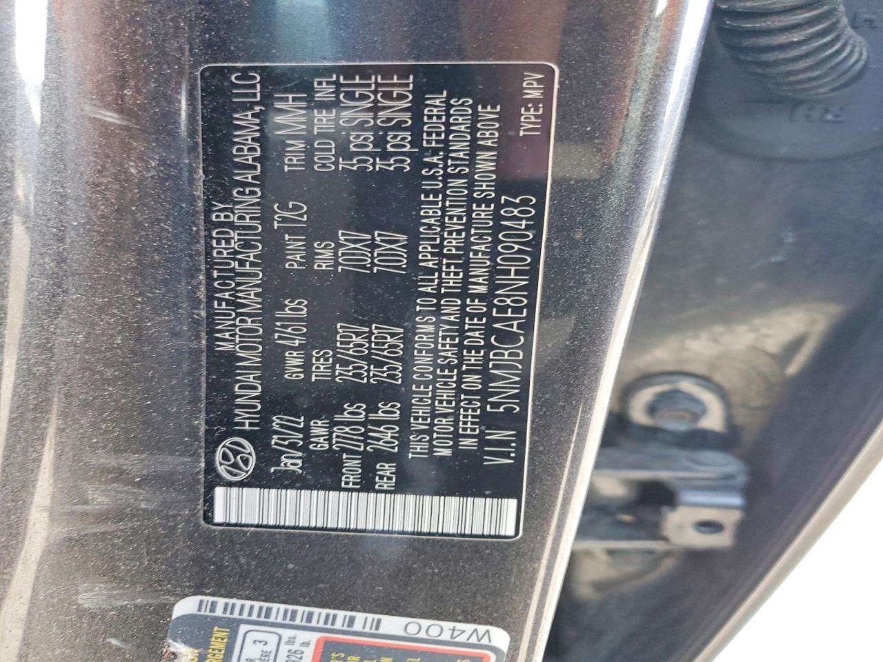 2022 HYUNDAI TUCSON SEL photo 23
