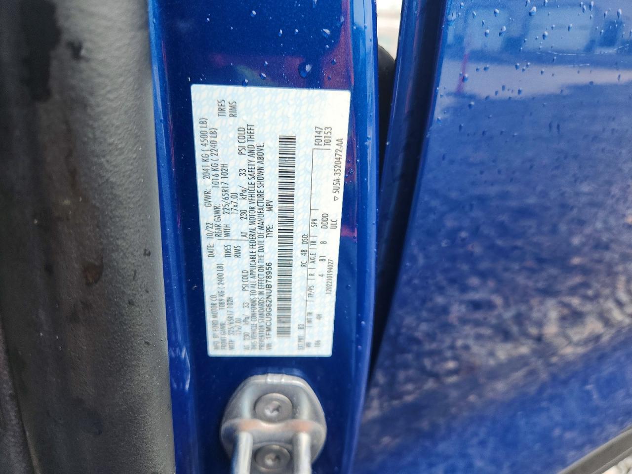 2022 FORD ESCAPE SE photo 23