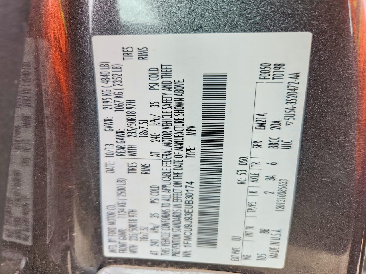 2014 FORD ESCAPE TITANIUM photo 23