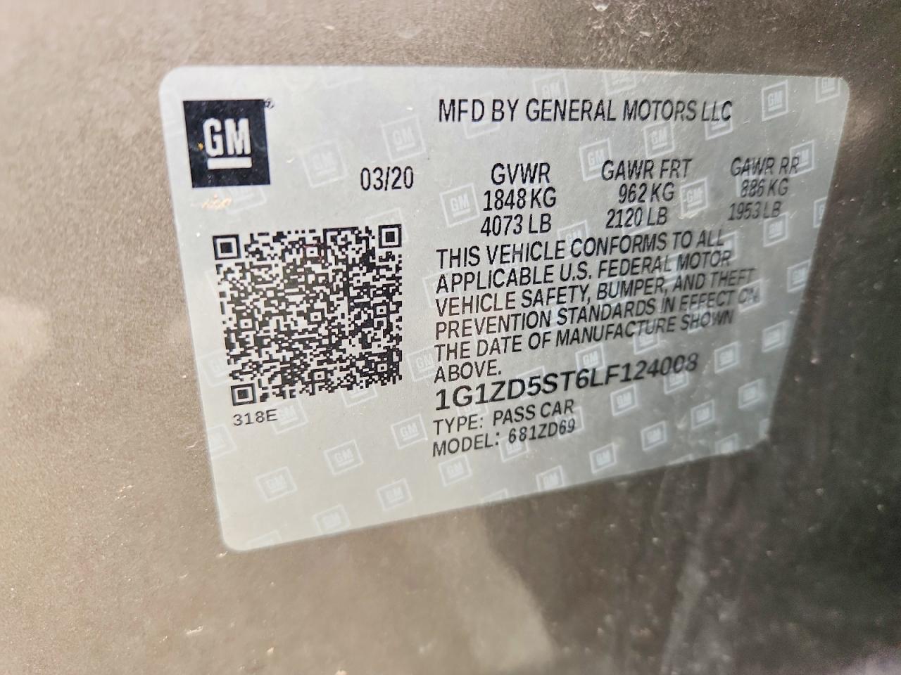 2020 CHEVROLET MALIBU LT photo 25
