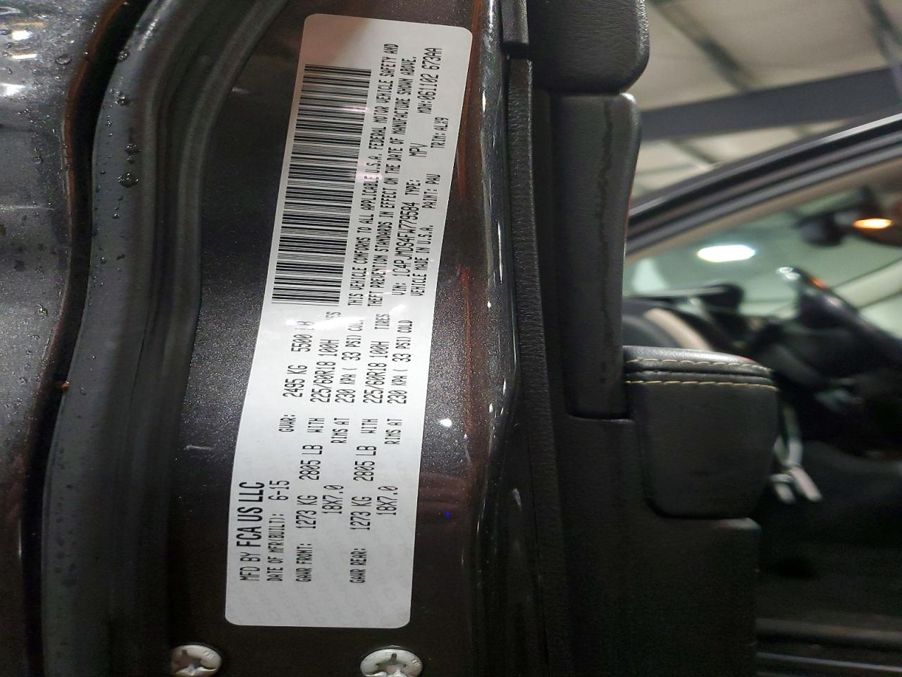 2015 JEEP CHEROKEE LIMITED photo 25