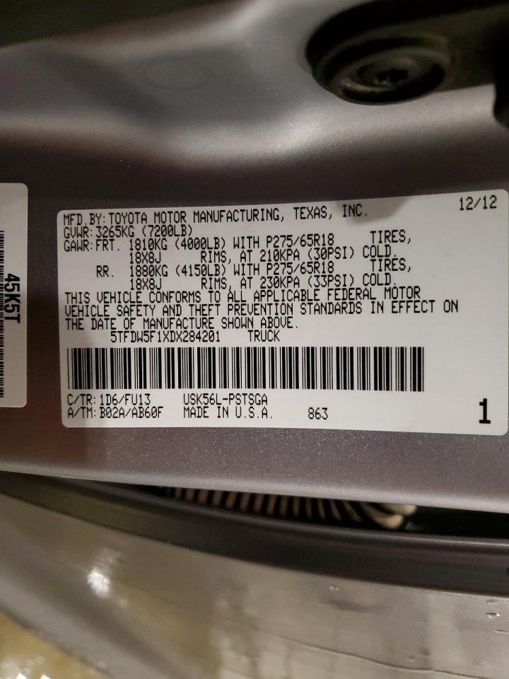 2013 TOYOTA TUNDRA photo 12