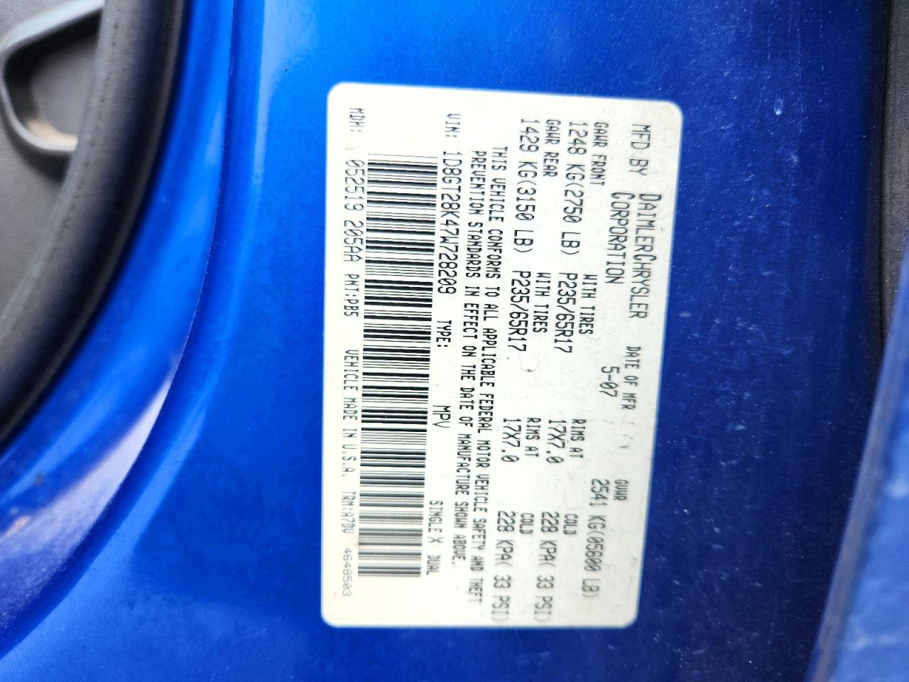 2007 DODGE NITRO SXT photo 37