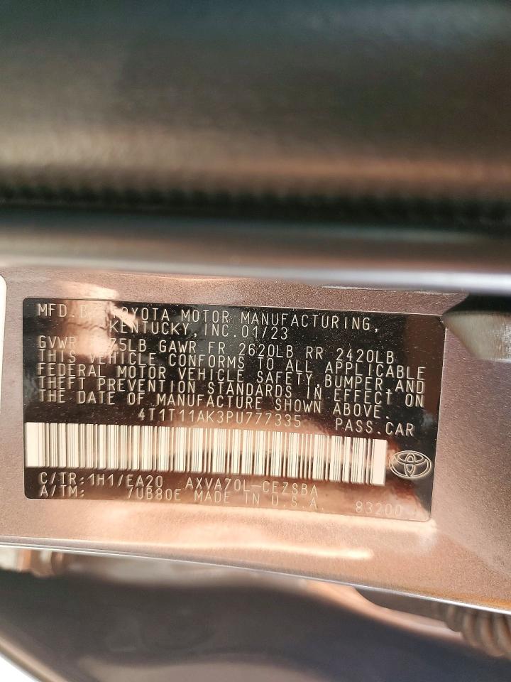 2023 TOYOTA CAMRY SE photo 12