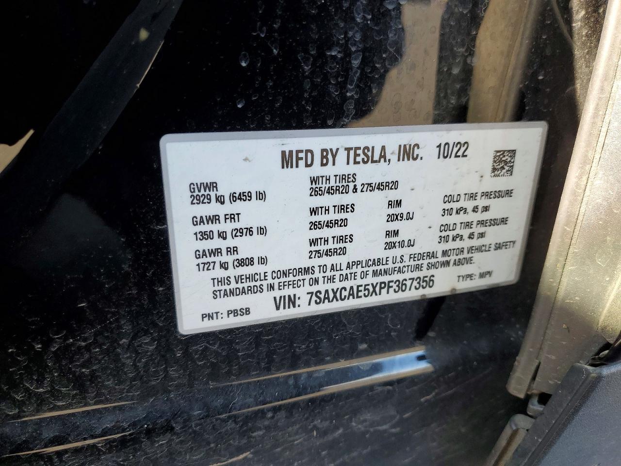2023 TESLA MODEL X photo 37