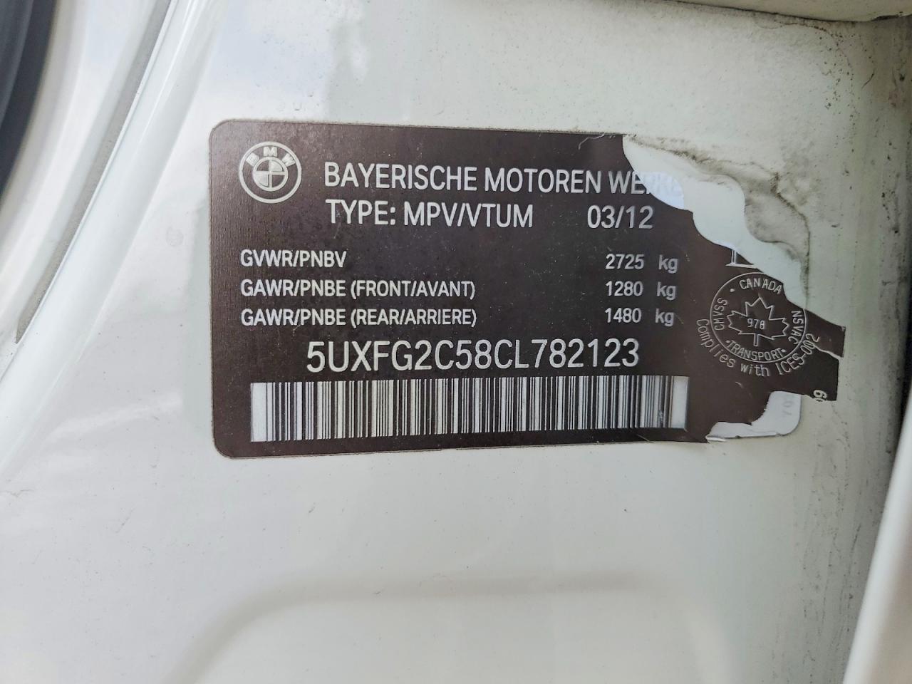 2012 BMW X6 XDRIVE35I photo 37