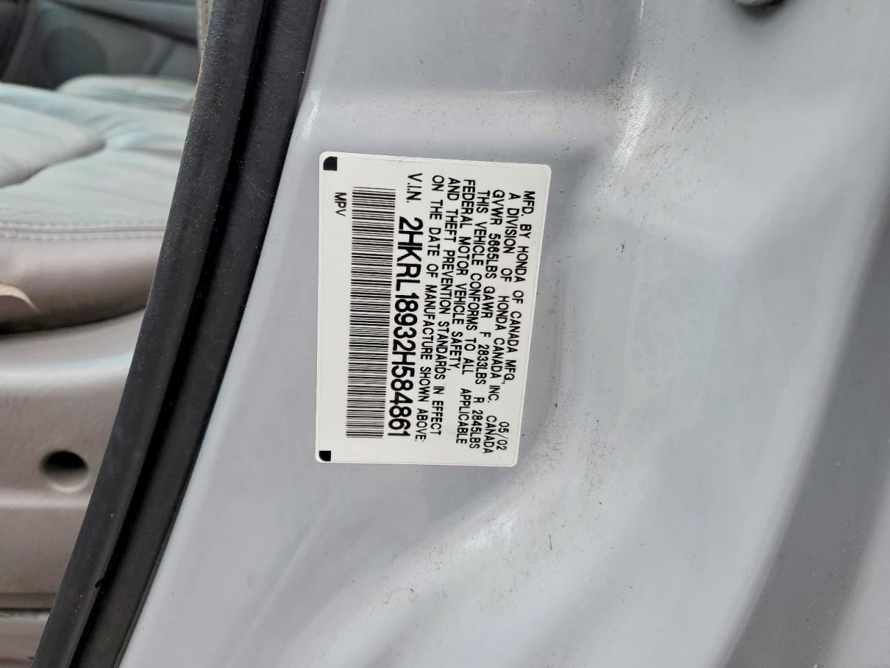 2002 HONDA ODYSSEY EXL photo 37