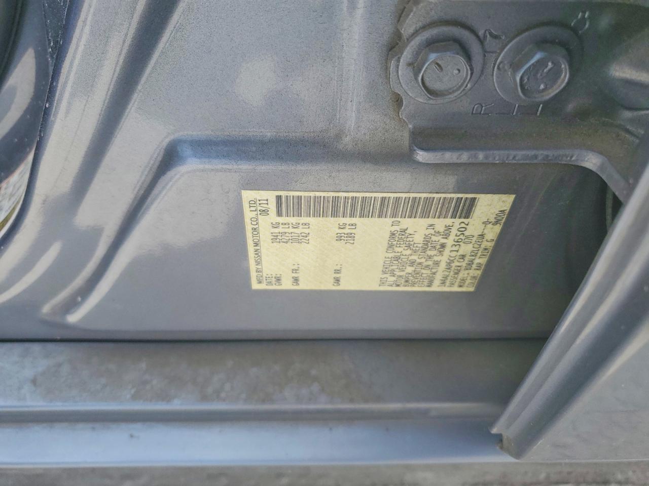 2012 NISSAN ALTIMA 2.5 photo 23
