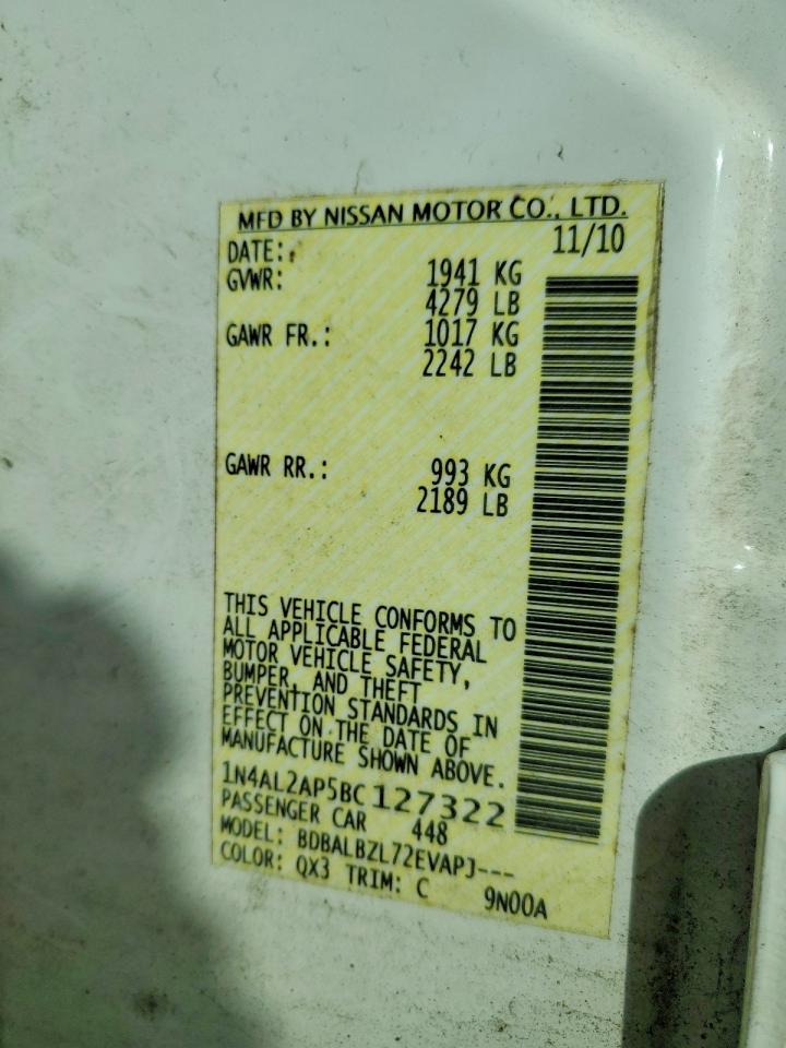 2011 NISSAN ALTIMA 2.5 photo 23