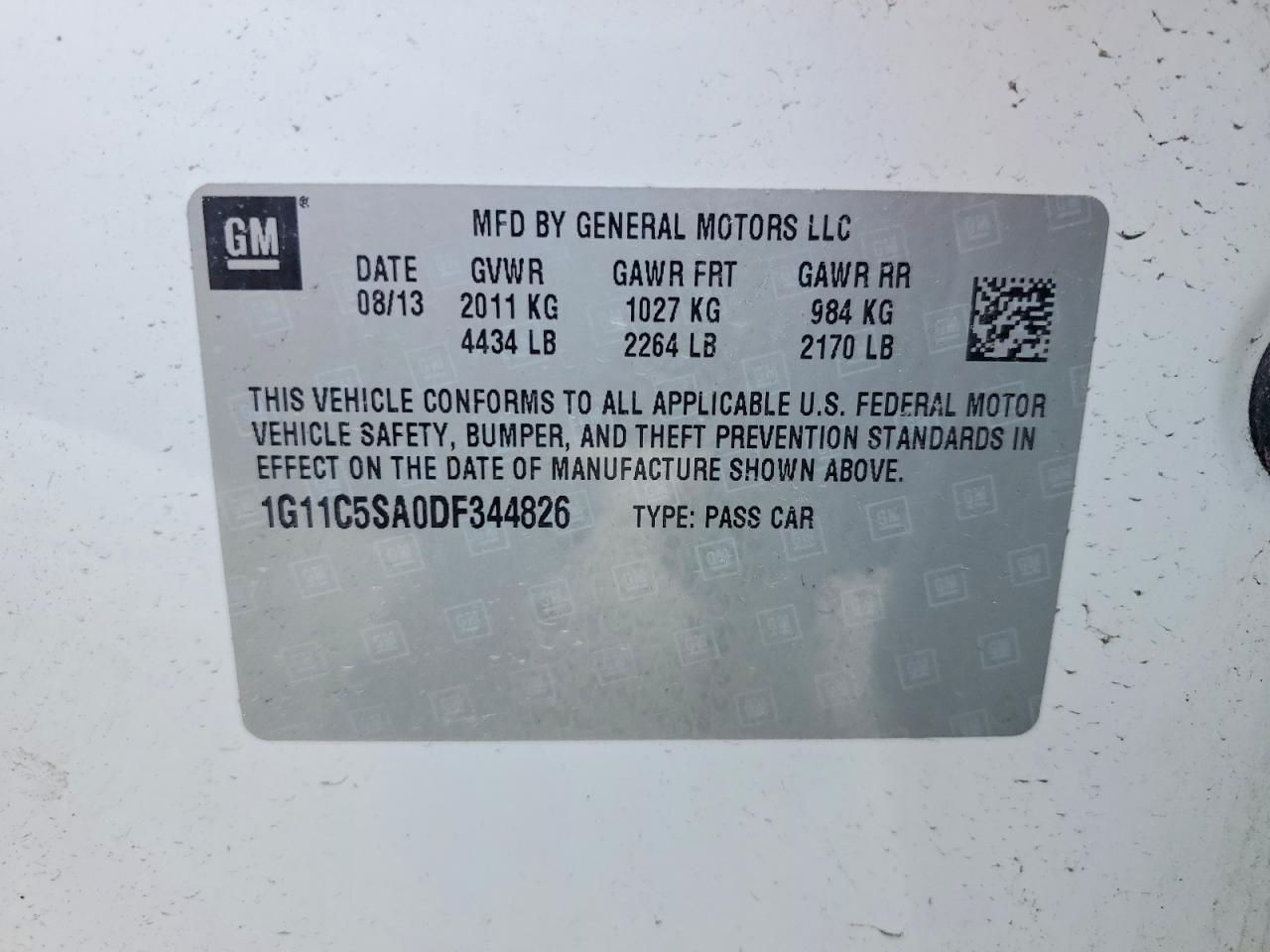 2013 CHEVROLET MALIBU 1LT photo 34