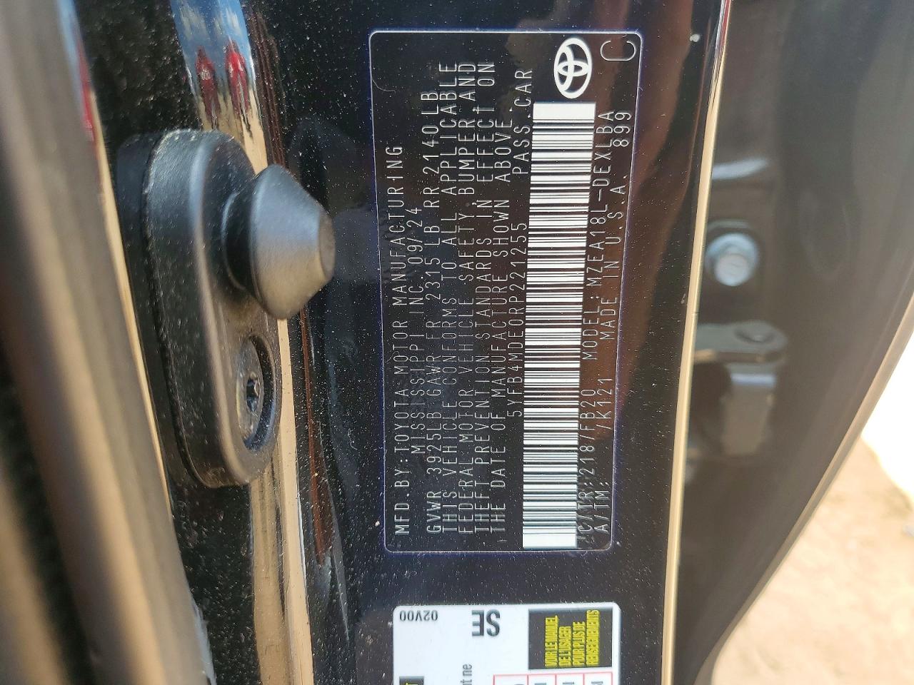 2024 TOYOTA COROLLA LE photo 23