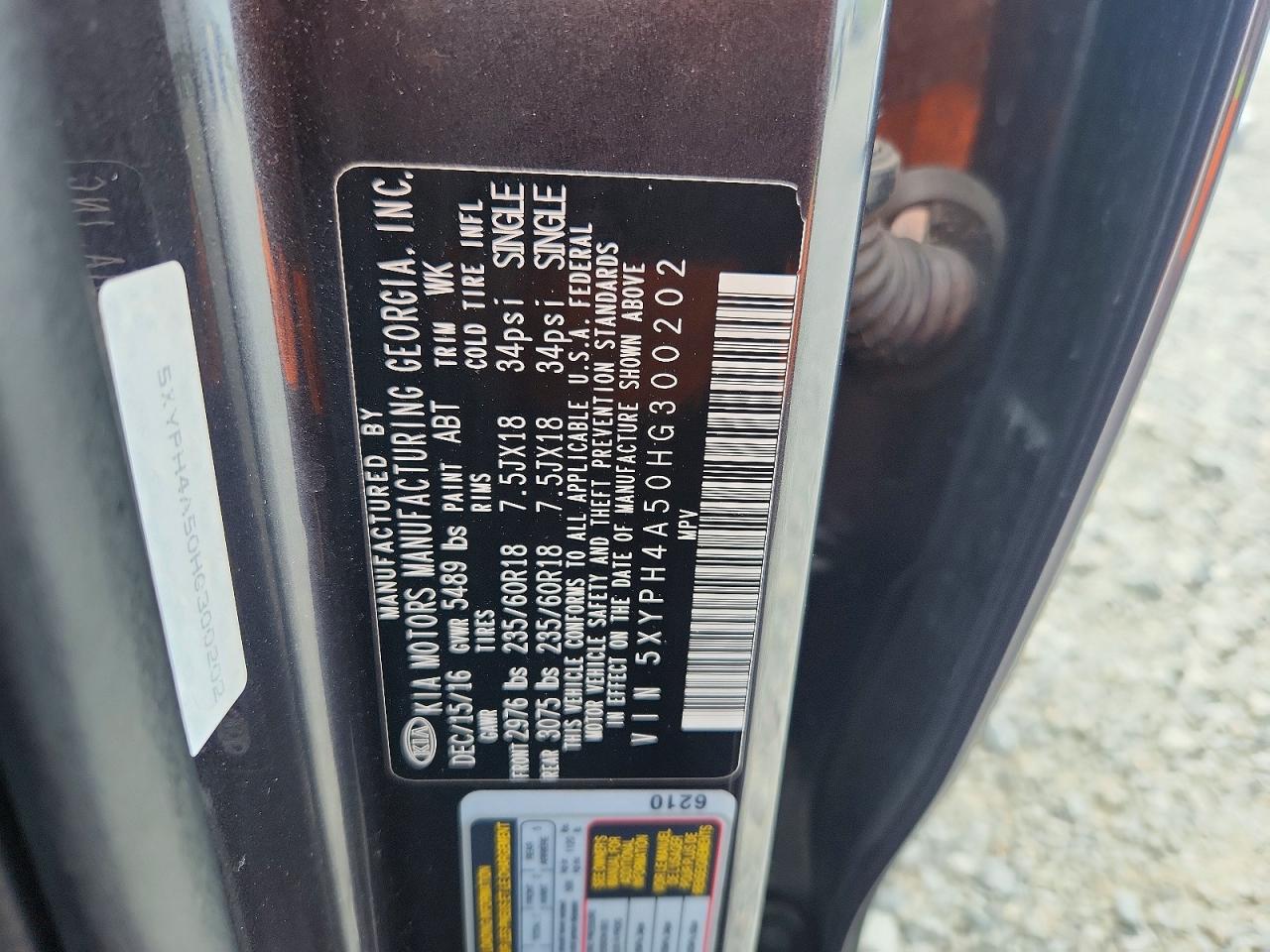 2017 KIA SORENTO EX V6 photo 25