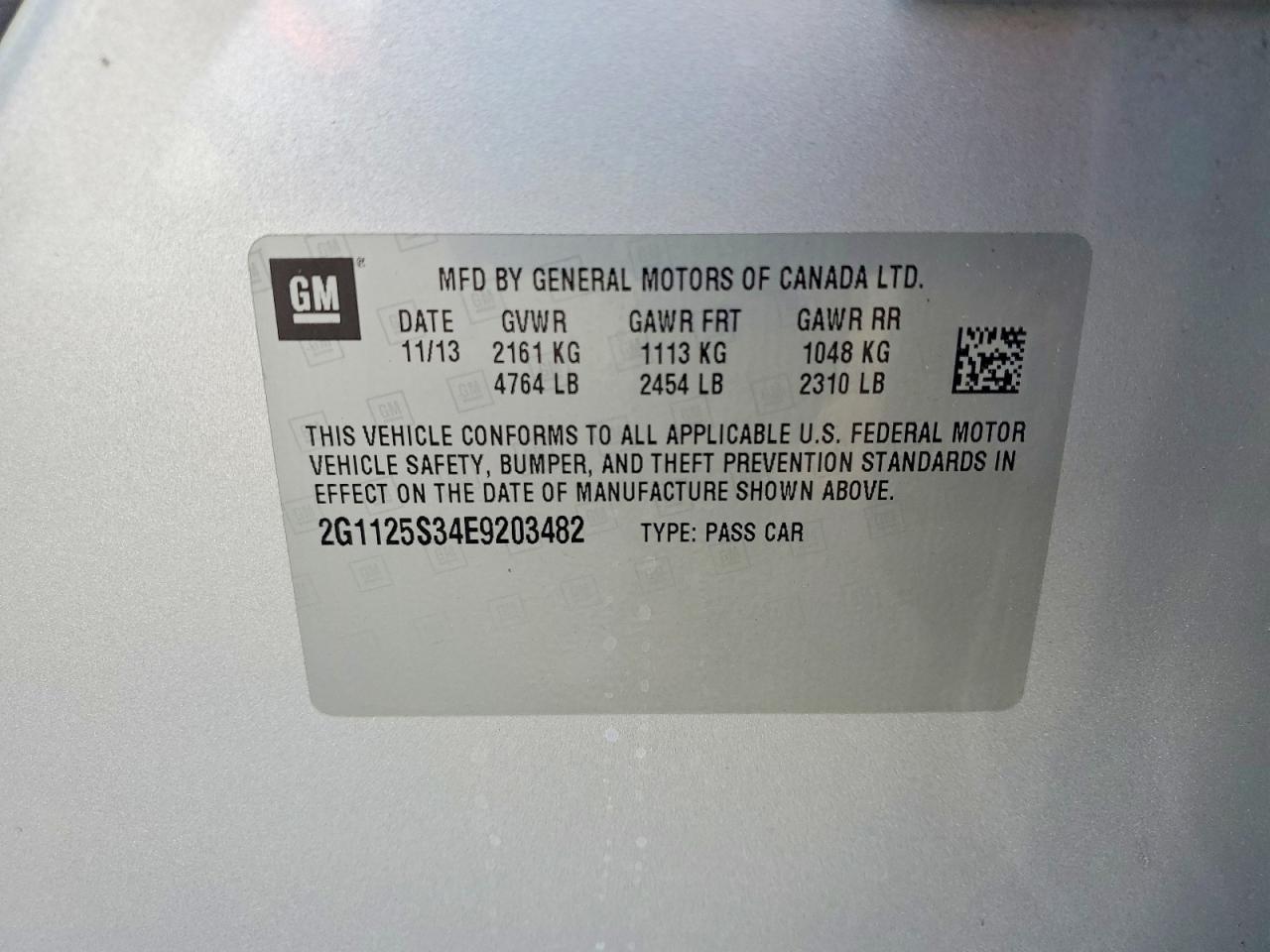 2014 CHEVROLET IMPALA LT photo 34
