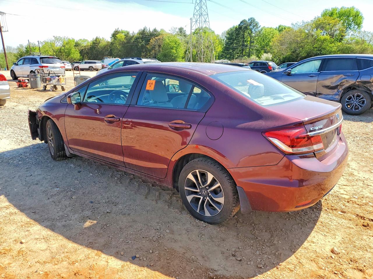 2015 HONDA CIVIC EX photo 4