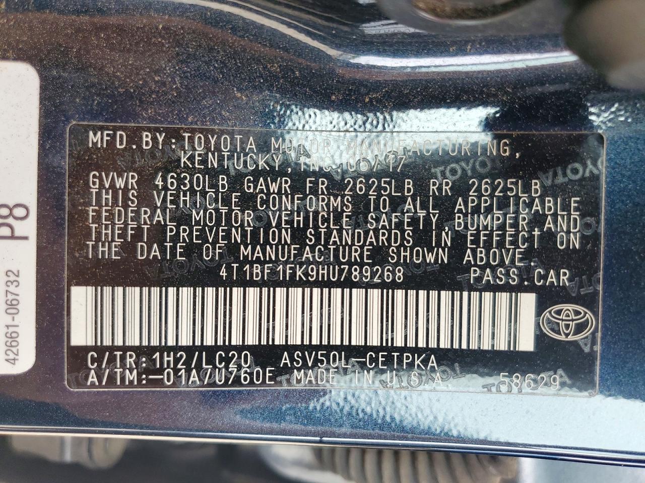 2017 TOYOTA CAMRY XSE photo 23