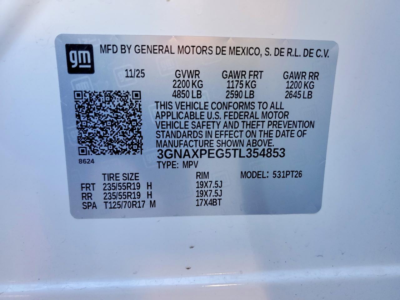 2026 CHEVROLET EQUINOX LT photo 25