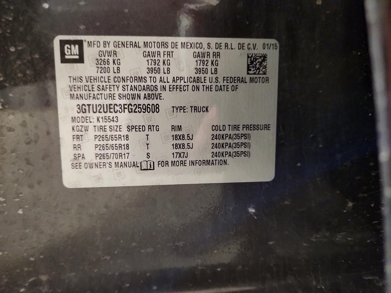 2015 GMC SIERRA K1500 SLE photo 25