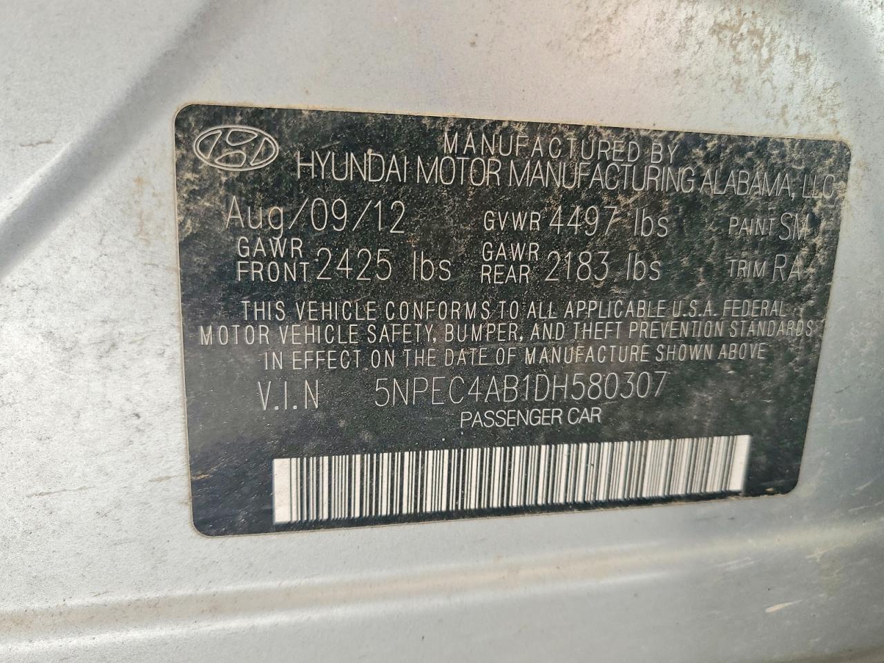 2013 HYUNDAI SONATA LIMITED 2.0T photo 34