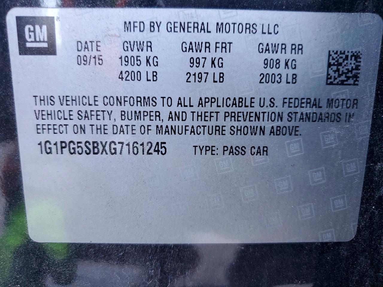 2016 CHEVROLET CRUZE LIMITED LTZ photo 25