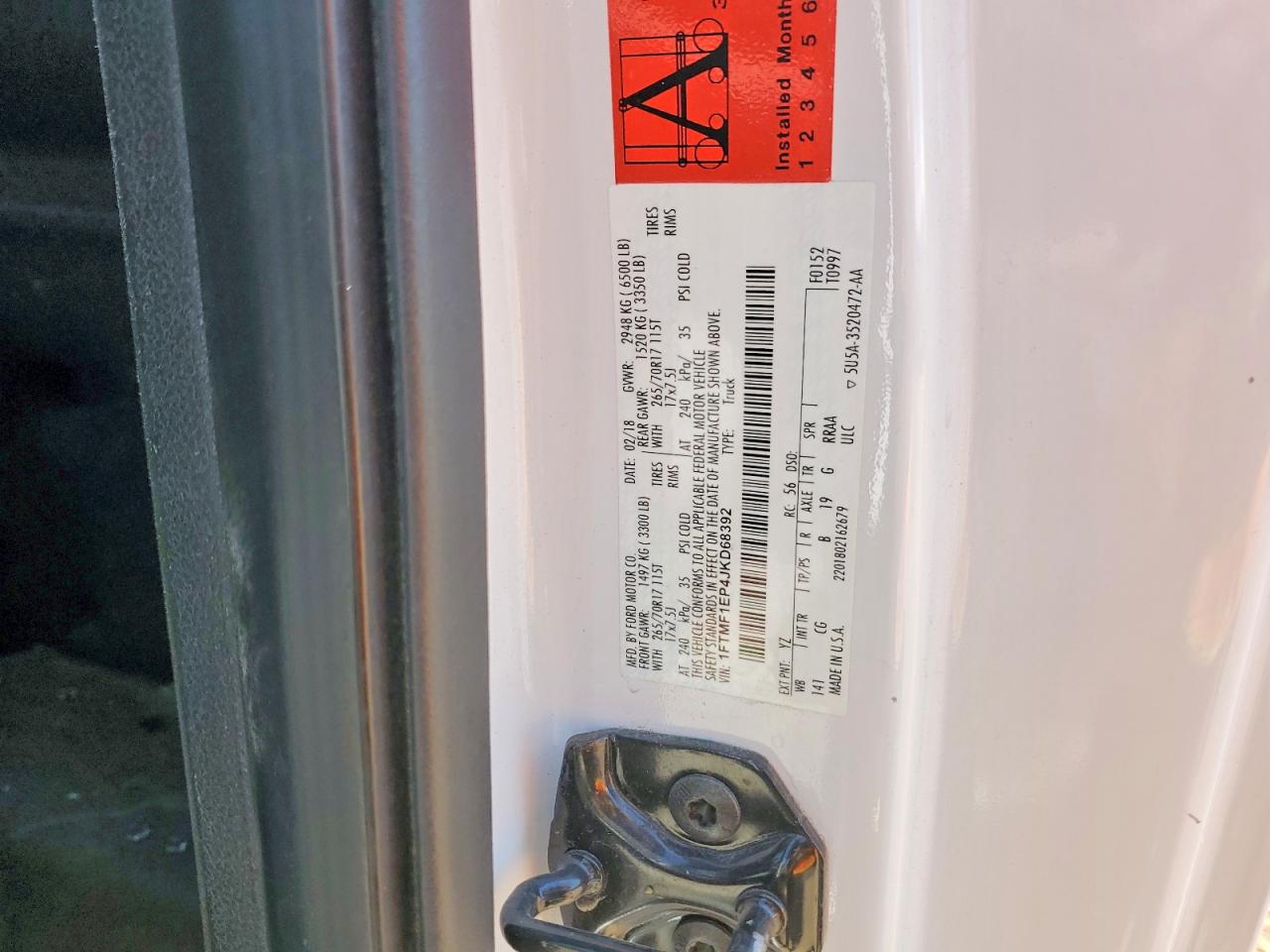 2018 FORD F150 photo 37
