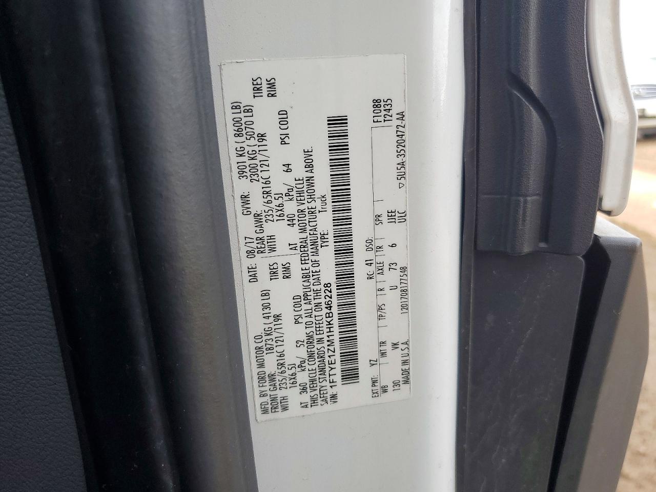 2017 FORD TRANSIT 150 UTILITY / SERVICE VAN photo 37
