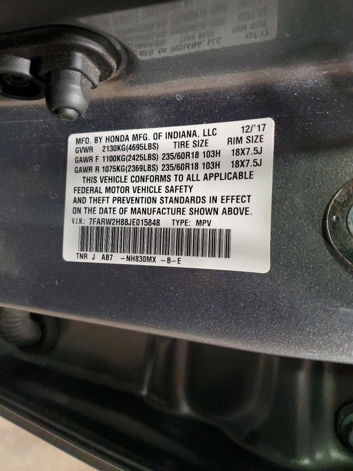 2018 HONDA CR-V EXL photo 13