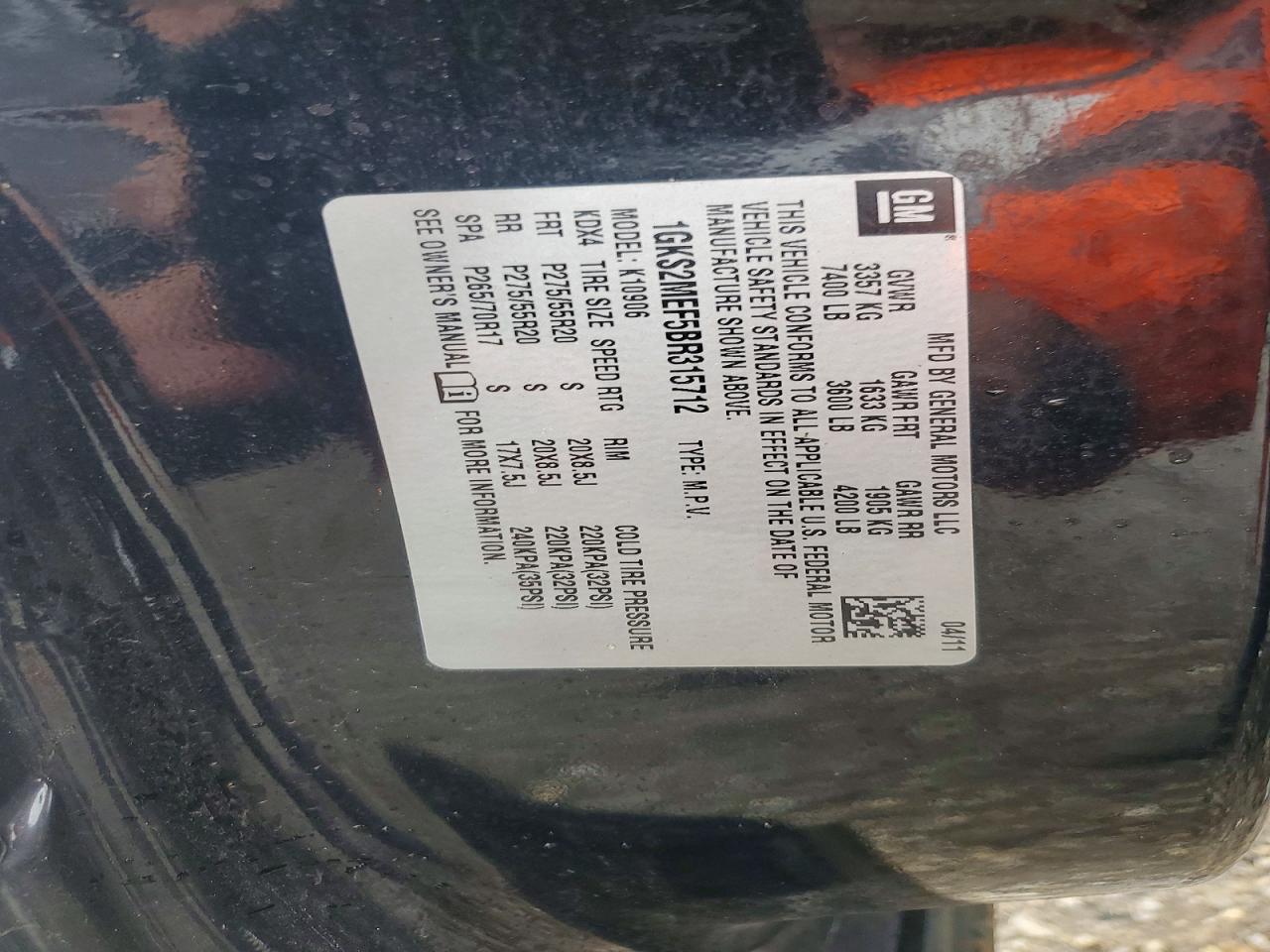 2011 GMC YUKON XL DENALI photo 25