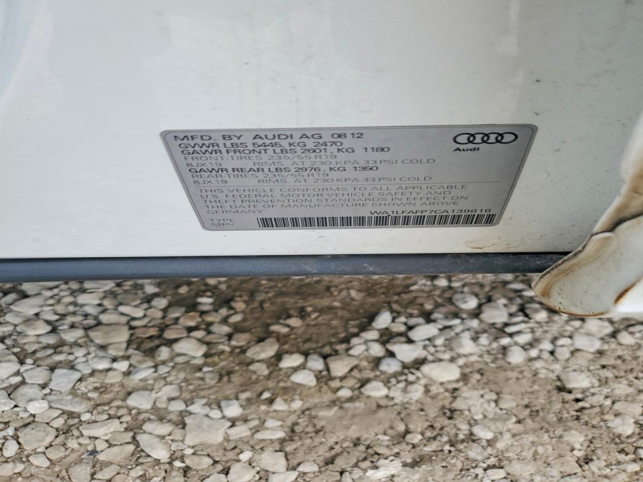 2012 AUDI Q5 PREMIUM PLUS photo 25