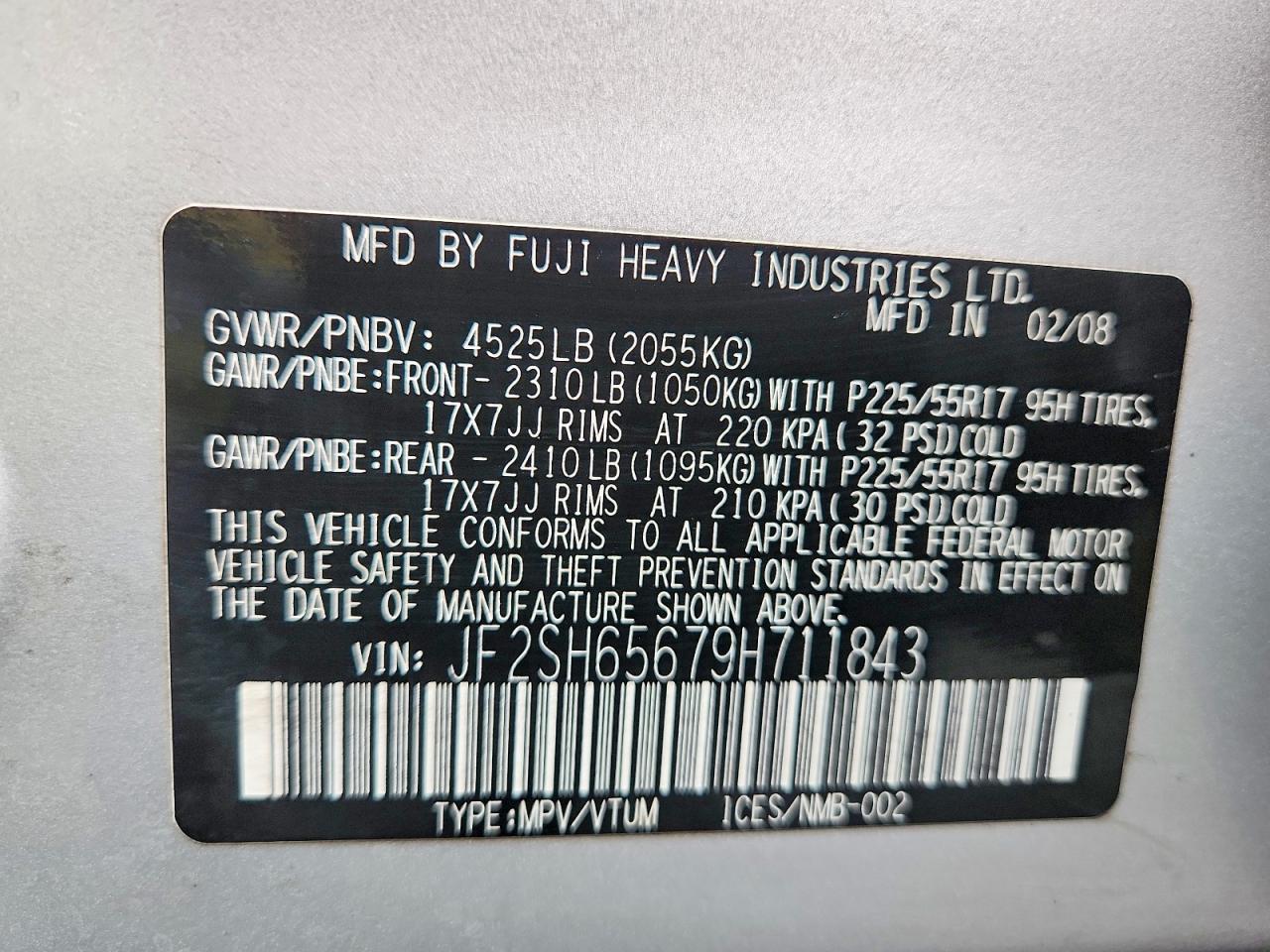 2009 SUBARU FORESTER 2.5XT photo 25