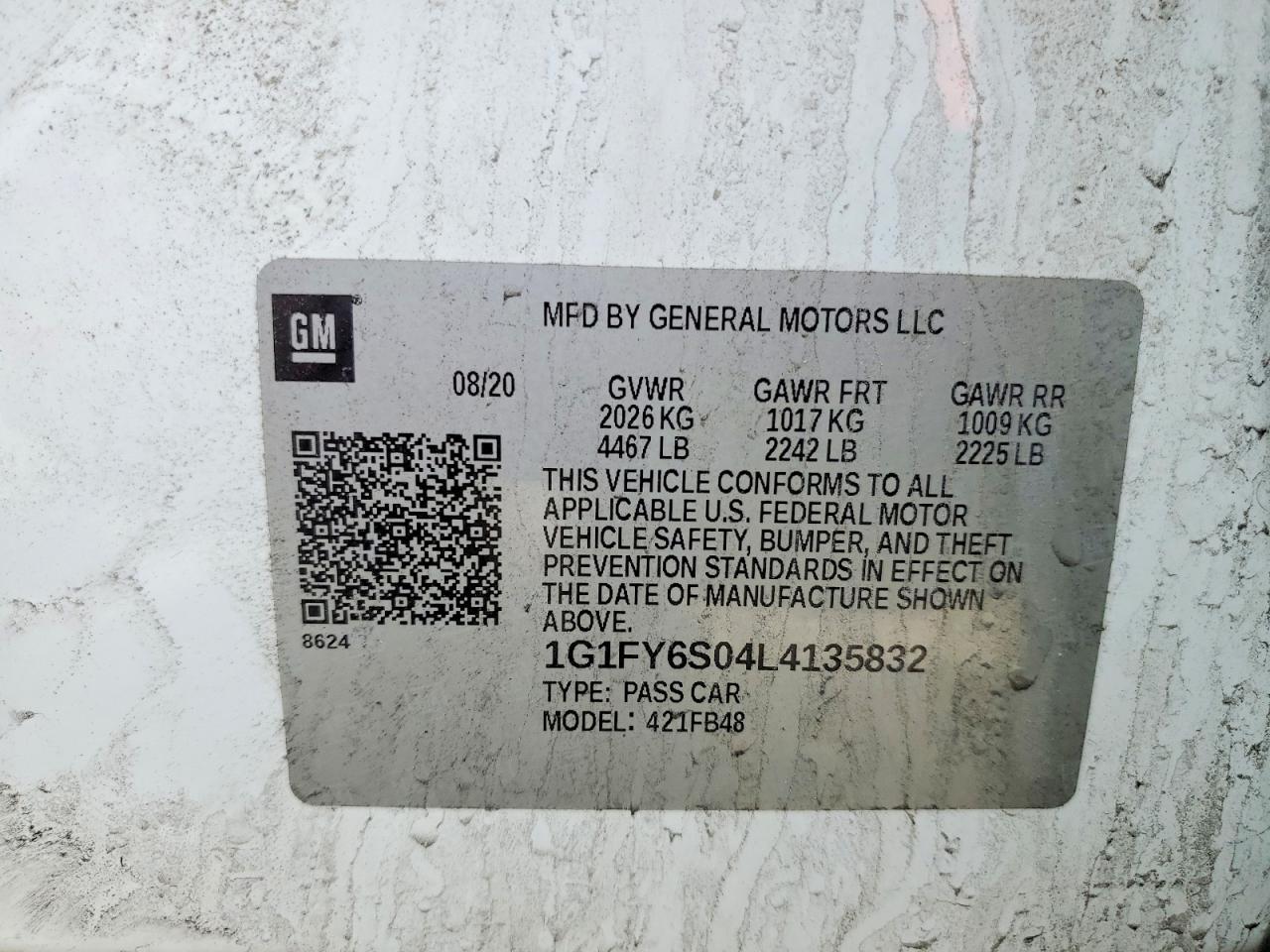 2020 CHEVROLET BOLT EV LT photo 12