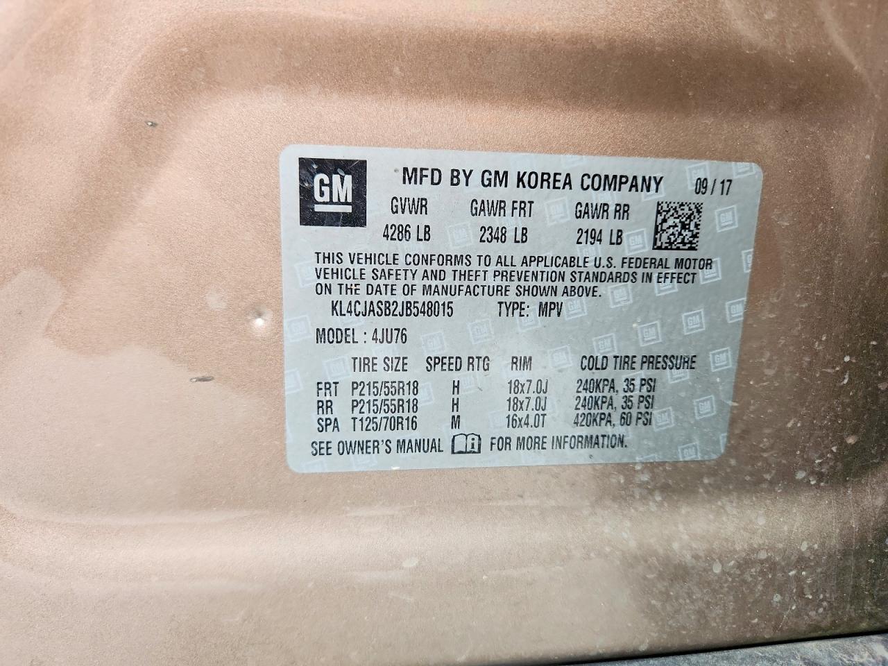 2018 BUICK ENCORE PREFERRED photo 23
