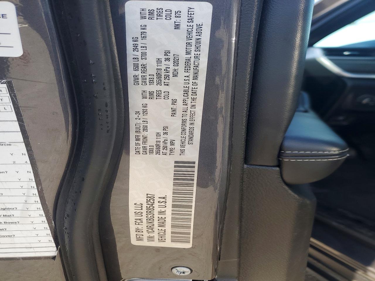 2024 JEEP GRAND CHEROKEE L LIMITED photo 40