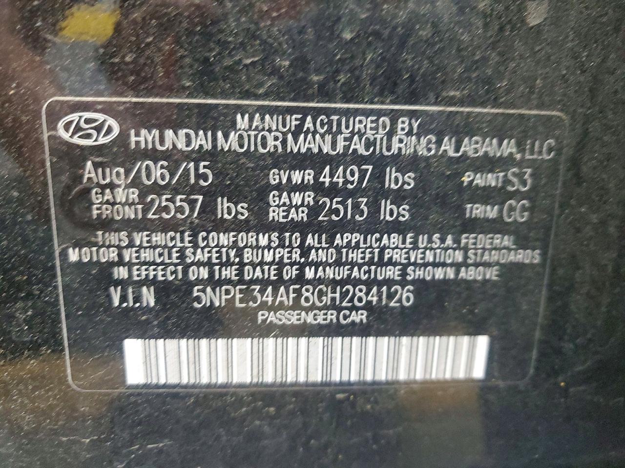 2016 HYUNDAI SONATA LIMITED photo 23