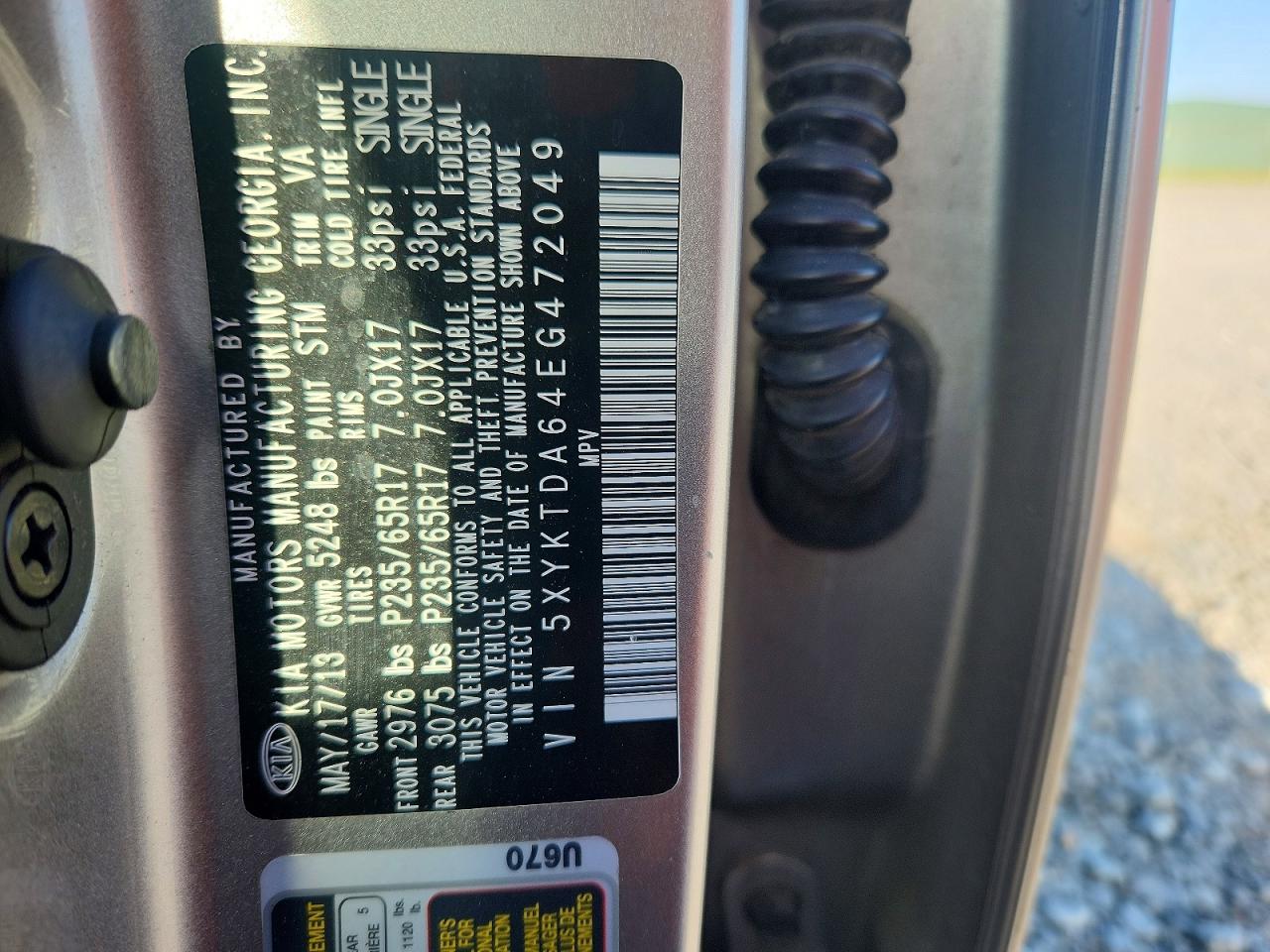 2014 KIA SORENTO LX photo 27