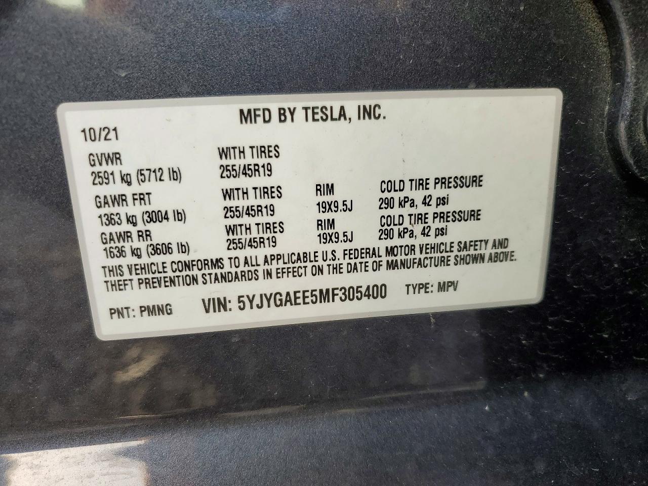 2021 TESLA MODEL Y photo 25
