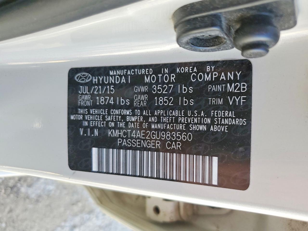 2016 HYUNDAI ACCENT SE photo 23