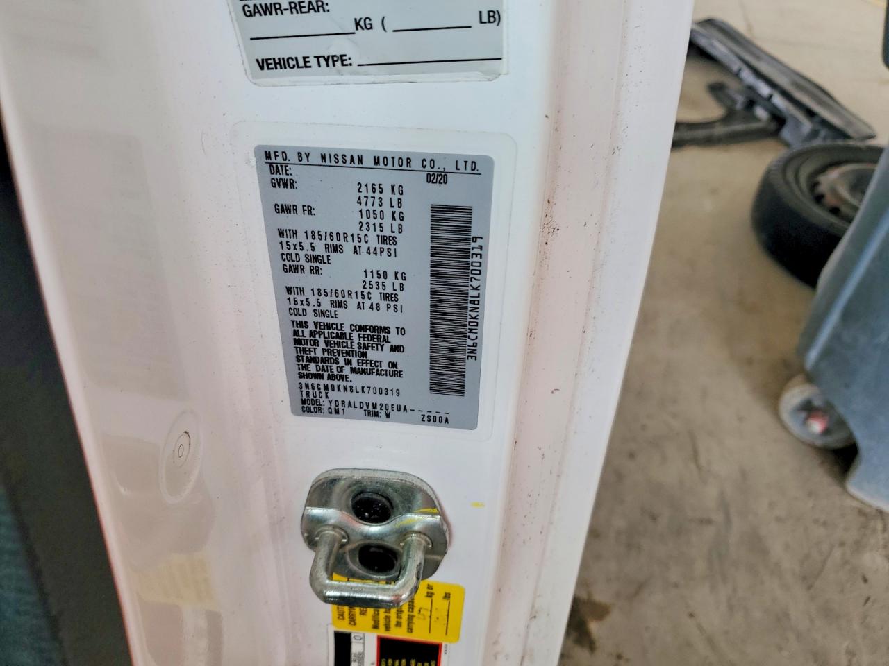 2020 NISSAN NV200 S photo 25
