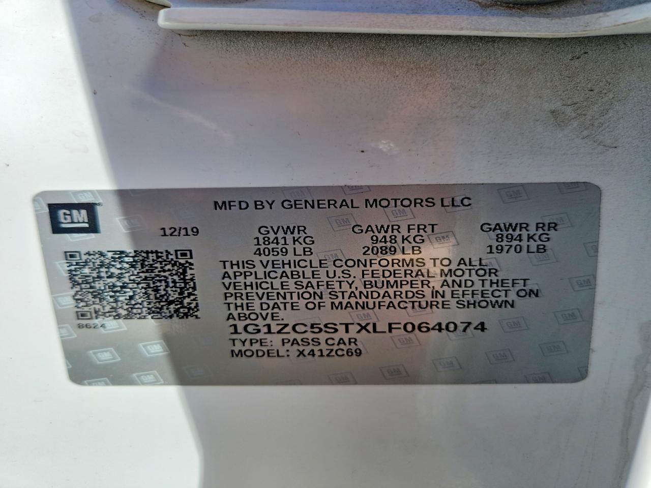 2020 CHEVROLET MALIBU LS photo 34