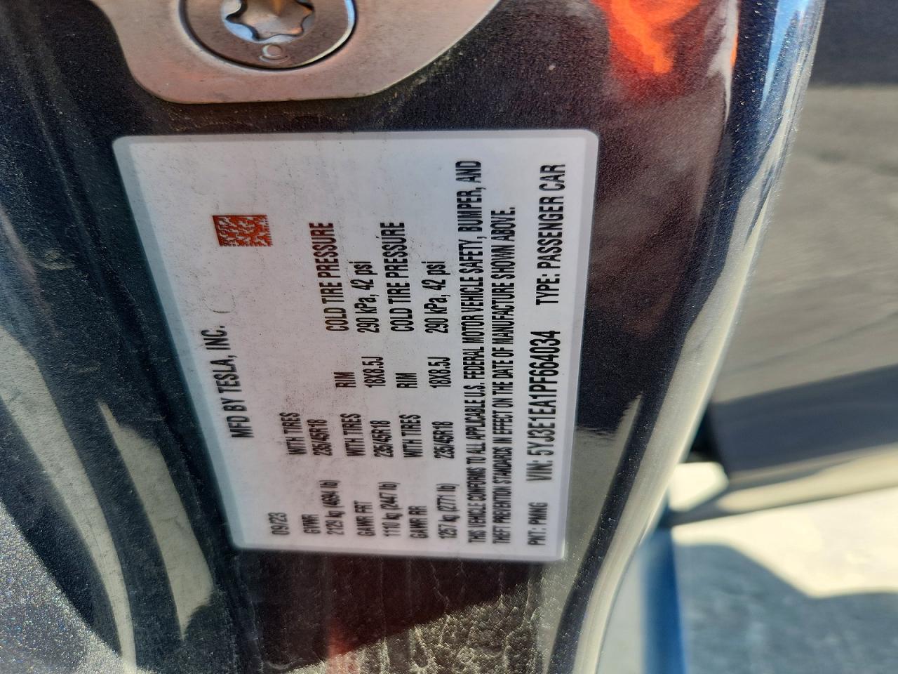 2023 TESLA MODEL 3 photo 25