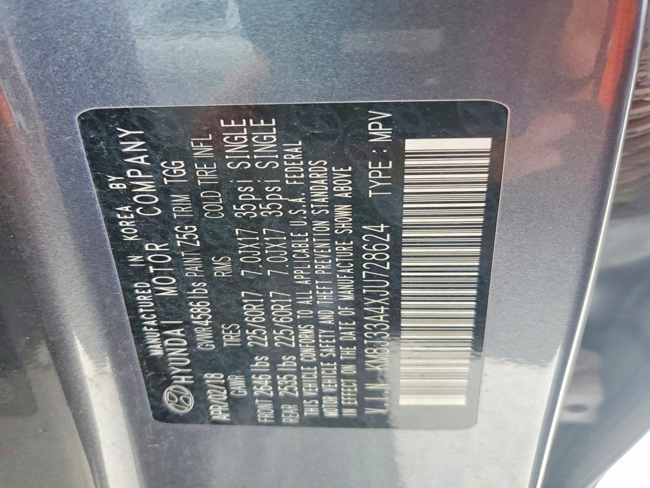 2018 HYUNDAI TUCSON SEL photo 37