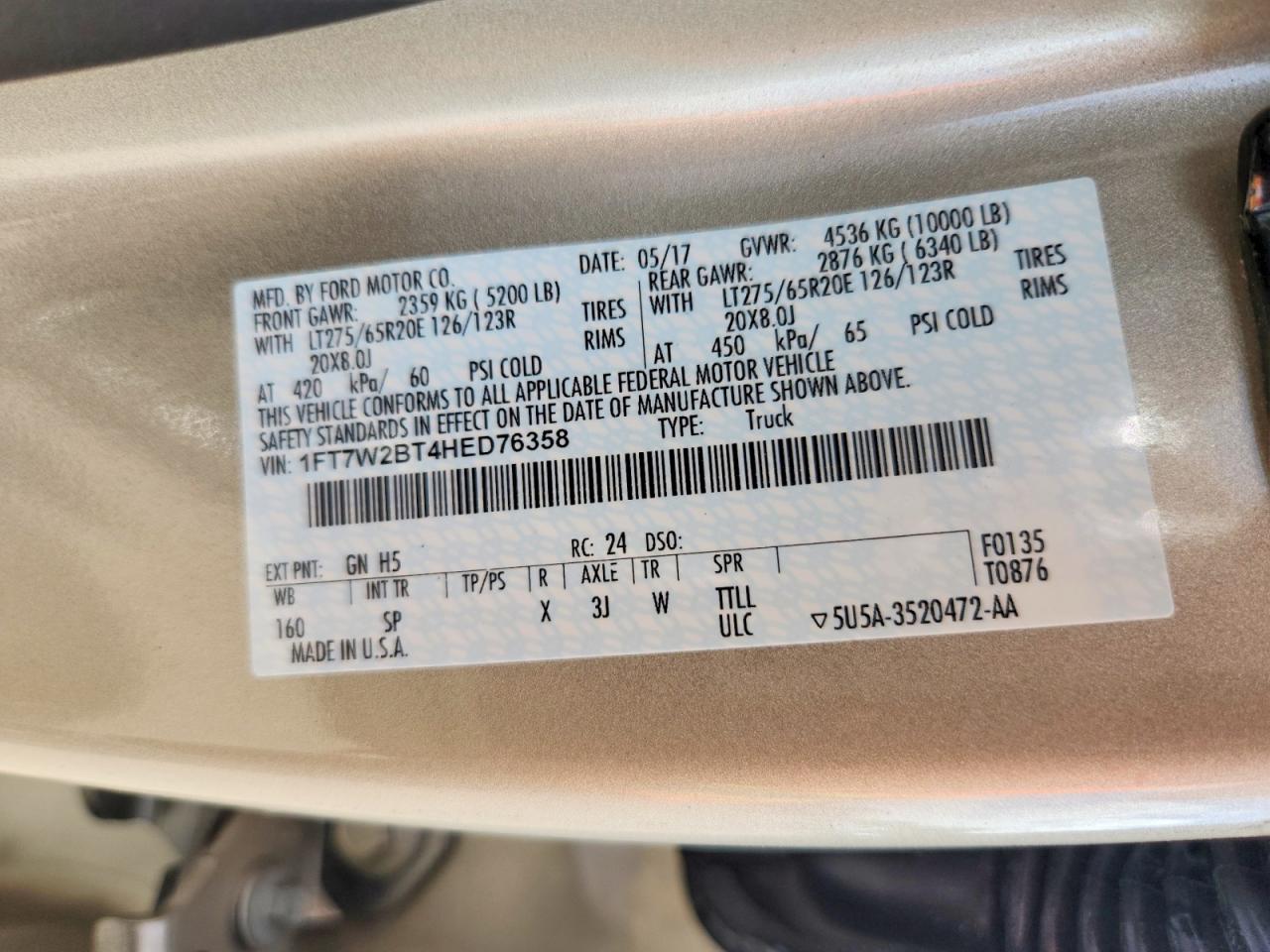 2017 FORD F250 SUPER DUTY photo 23