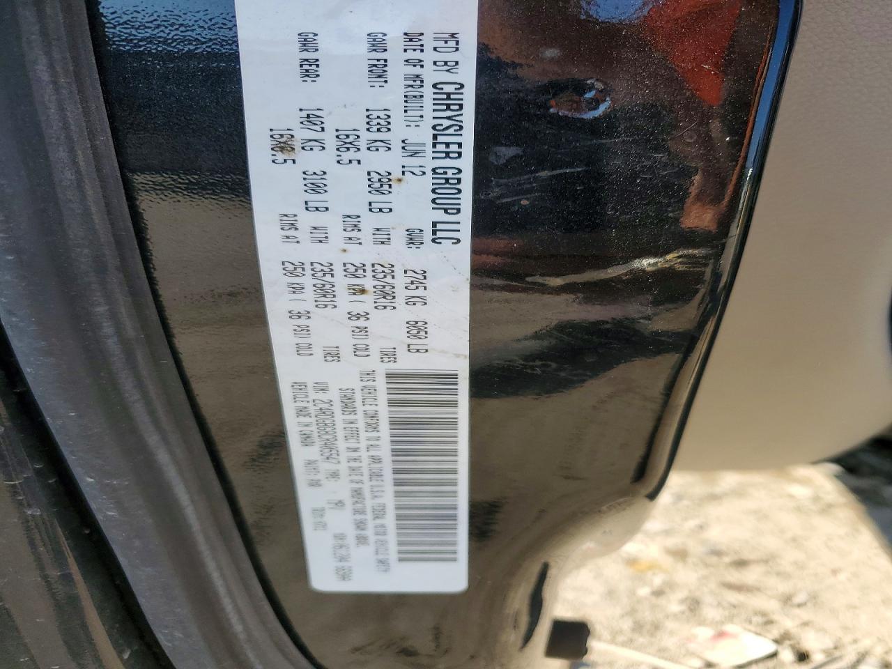 2012 DODGE GRAND CARAVAN SE photo 13