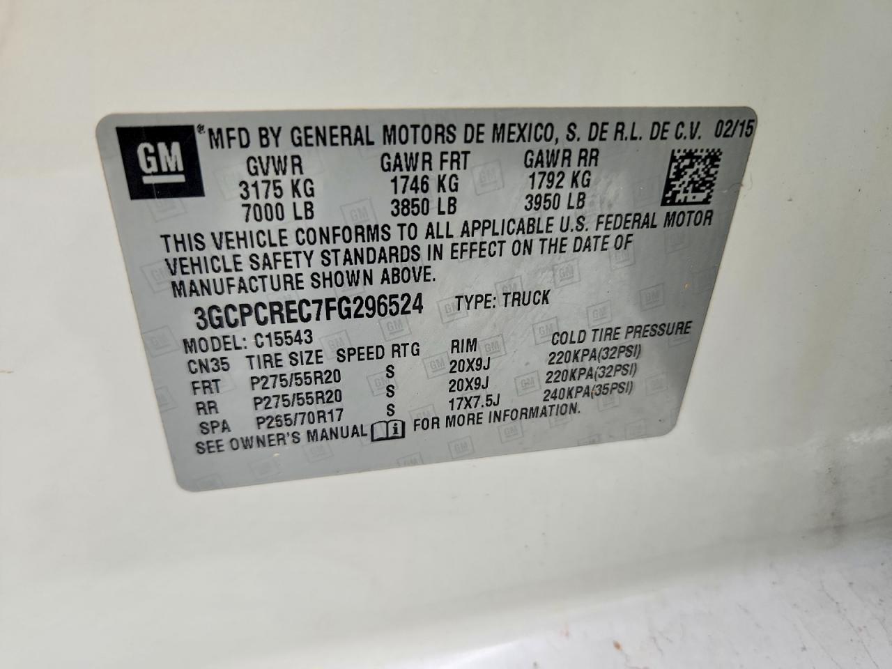 2015 CHEVROLET SILVERADO C1500 LT photo 23