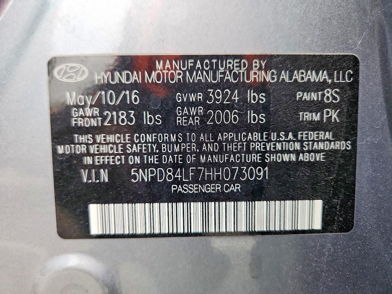 2017 HYUNDAI ELANTRA SE photo 25