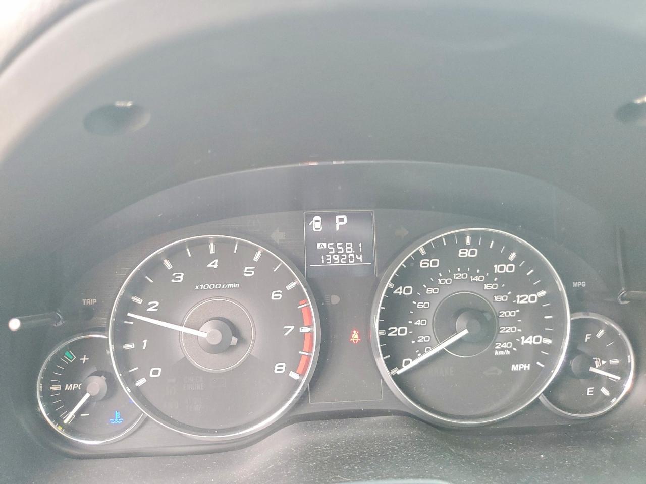 2012 SUBARU OUTBACK 2.5I photo 9