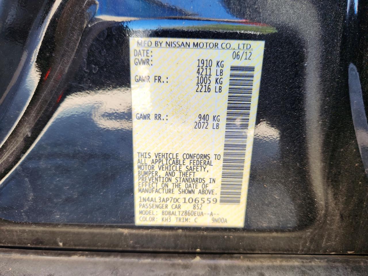 2013 NISSAN ALTIMA 2.5 photo 25